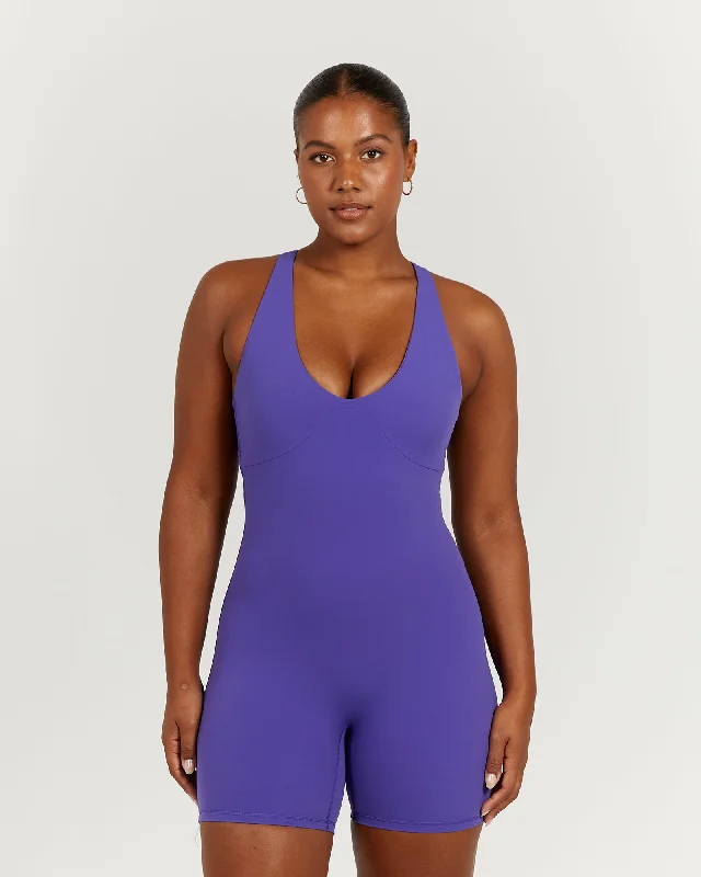 Convertible Straps Bodysuits for Multiple Styling OptionsLUXE KIKI BODYSUIT - INDIGO