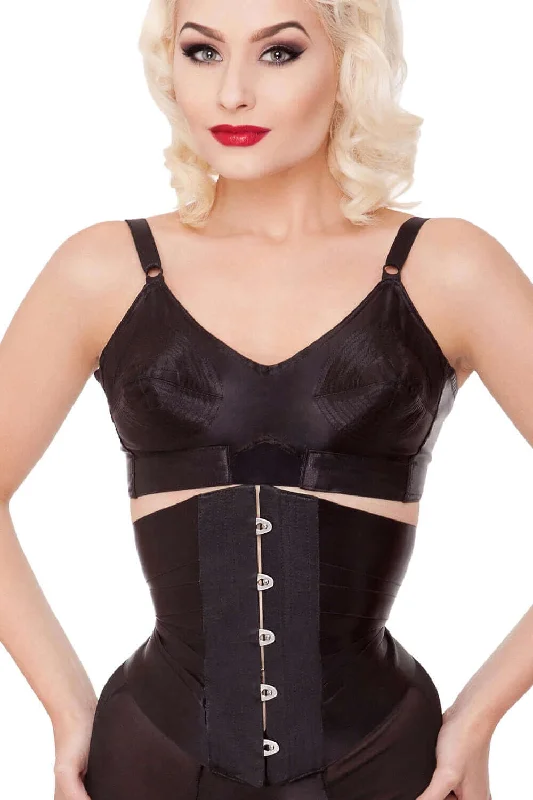 high - waisted women bustiers and corsetsCourt Royal Tempest Steel Boned Ribbon Bandage Corset