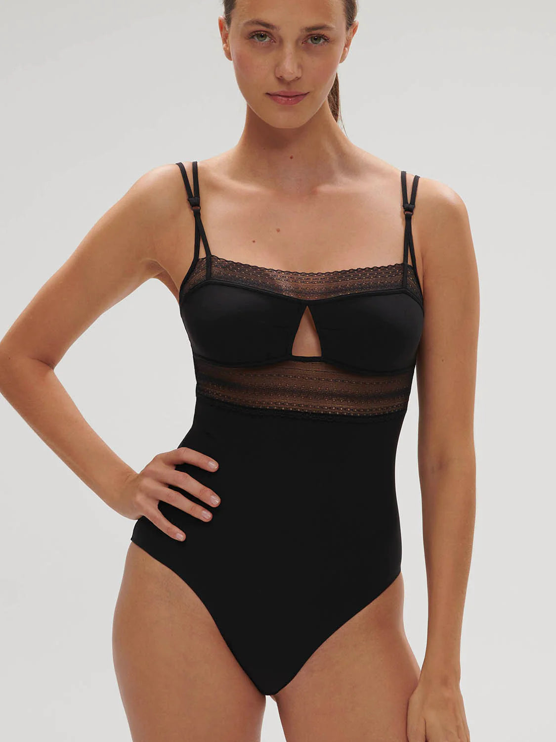 Thermal Bodysuits for Extra Warmth in WinterSimone Perele - Pia Bodysuit | Black