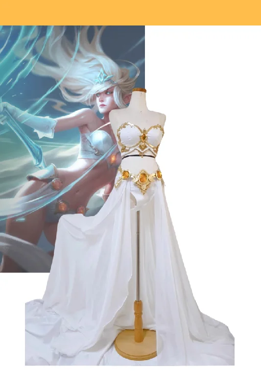 women custom - made cosplay costumesLeague of Legends Janna High Detail Cosplay Costume