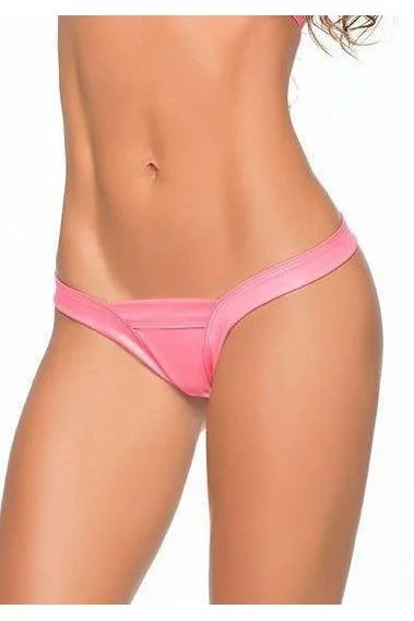 seamless thong - style swimwear for a smooth beach lookPerfect Thong | Pink Wet