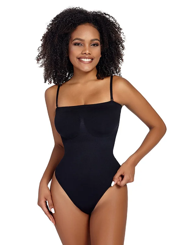 Thermal Bodysuits for Extra Warmth in WinterBodysuit for Women - Shapewear Bodysuit with Detachable Straps - Seamless 360 Tummy Control Basic Summer Outfit