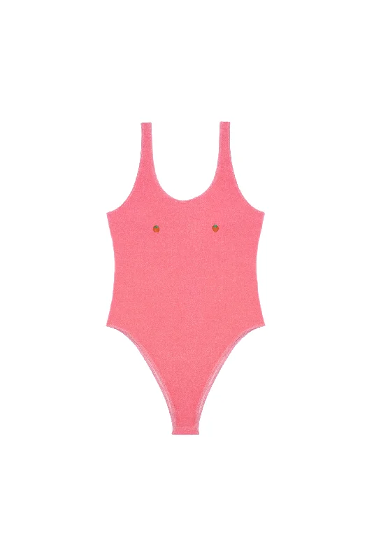 Plus - Size Bodysuits with a Comfortable and Flattering FitJoy Bodysuit - pink