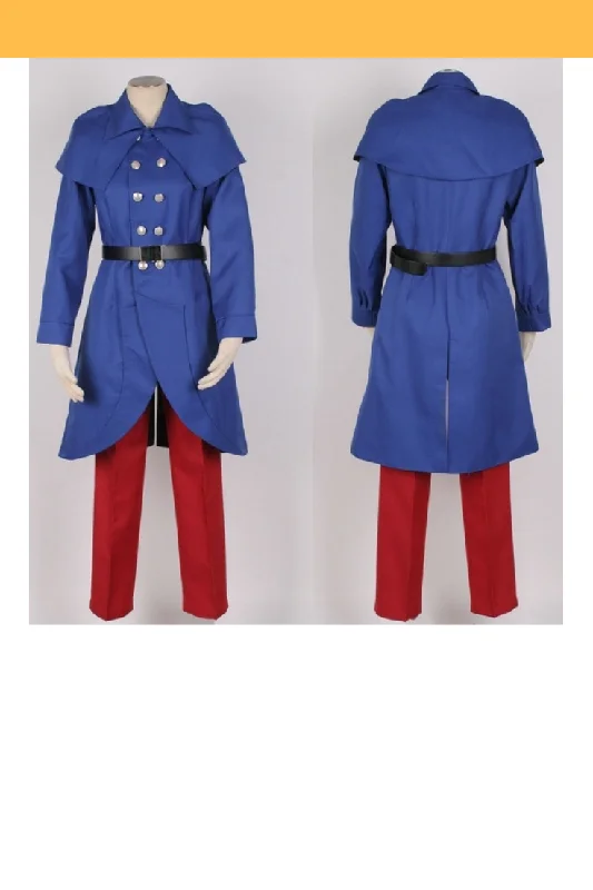 women high - quality cosplay costumesHetalia France Navy Blue Cosplay Costume