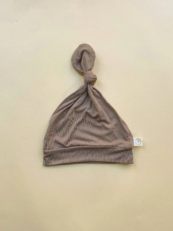 Organic Cotton Bodysuits for an Eco - Friendly and Comfortable OptionTop Knot Hat | Mocha | Bamboo