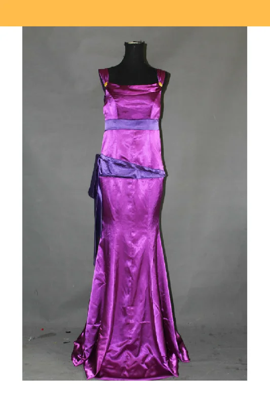 women dragon ball cosplay costumes power - lookHercules Megara Royal Purple Satin Cosplay Costume