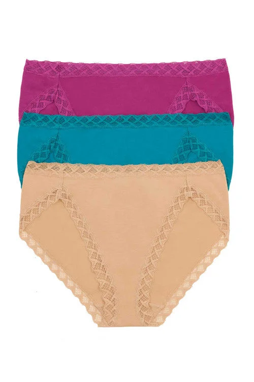 seamless lace - detailed women briefs for a sophisticated lookBliss French Cut Brief 3-Pack