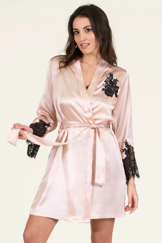 women robes for a work - from - home loungewear optionSilk Robe