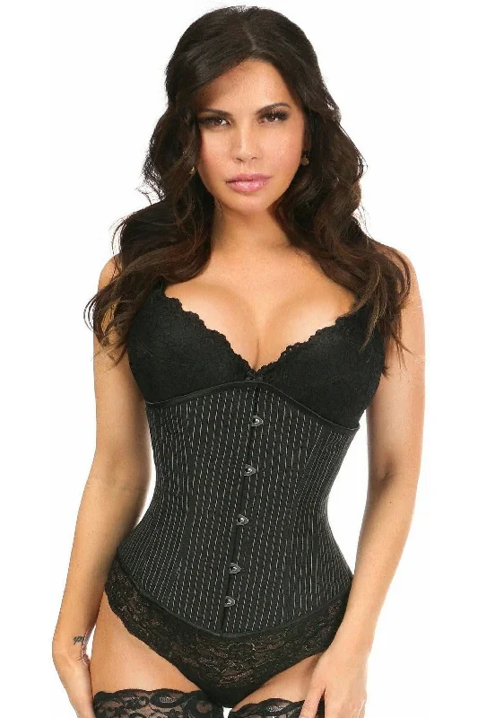 luxury women bustiers and corsets brandsLavish Pinstripe Underbust Corset