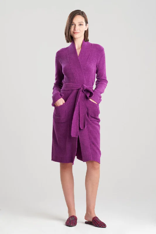 women robes with a quick - dry fabric for frequent useAura Solid Robe