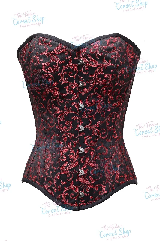 Red / Black Brocade 200