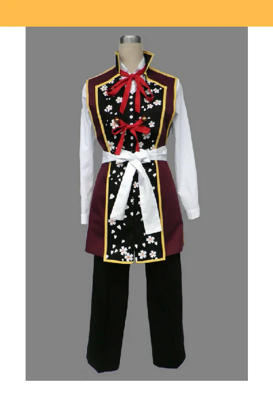 women cross - gender cosplay costumesHakuoki Chizuru Yukimura Floral Cosplay Costume