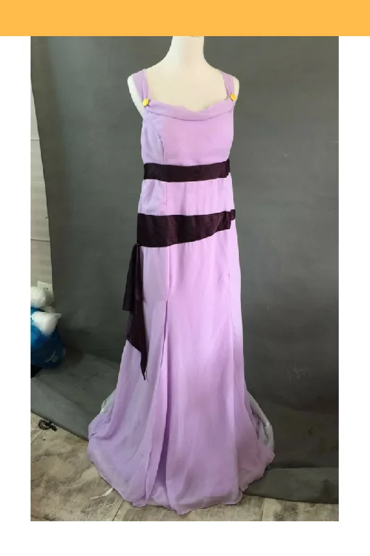 women naruto cosplay costumes character - specificHercules Megara Lilac Purple Chiffon Satin Cosplay Costume