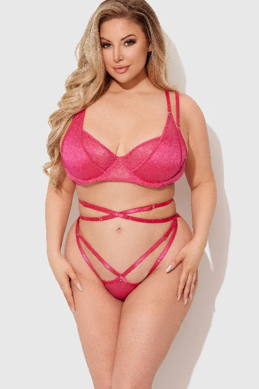 seamless sheer women thongs for a discreet sexy optionFlora 2 Pc Bra & Thong Set