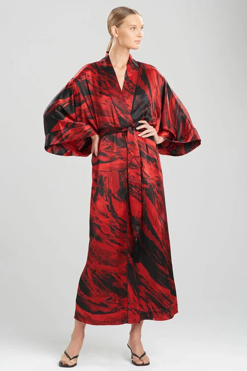 women robes for a girls' slumber partyHaori Silk Robe