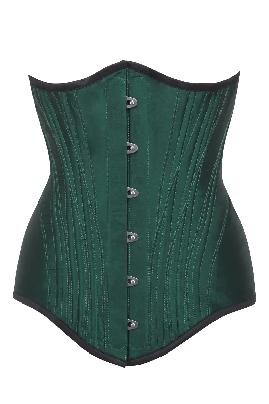 custom fit women bustiers and corsetsEmerald Green Longline Underbust