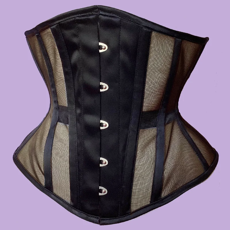 mesh women bustiers and corsetsWaspie corset in Mesh and Satin