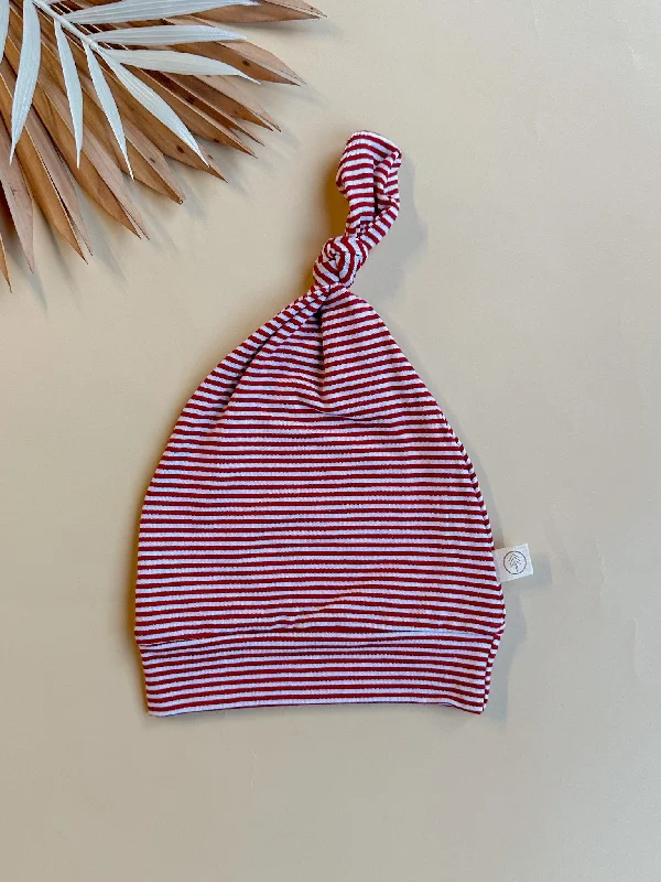 Sheer Bodysuits for a Seductive and Alluring OutfitTop Knot Hat | Red Stripe | Bamboo Organic Cotton