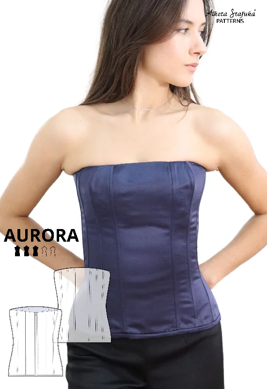 longline women bustiers and corsetsAurora Corset  Sewing Pattern