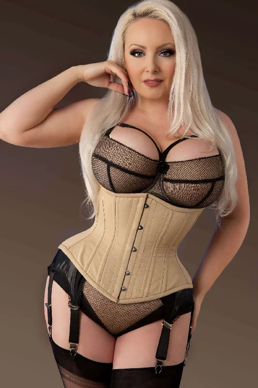 vintage women bustiers and corsets replicasPlus Size Artemis Hourglass Waist Training Corset In Nude