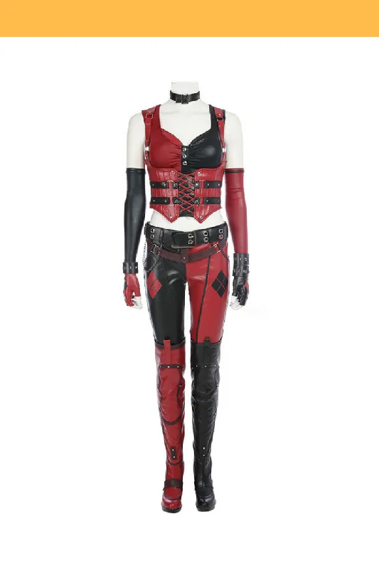 women cross - gender cosplay costumesHarley Quinn Arkham Insurgency Cosplay Costume