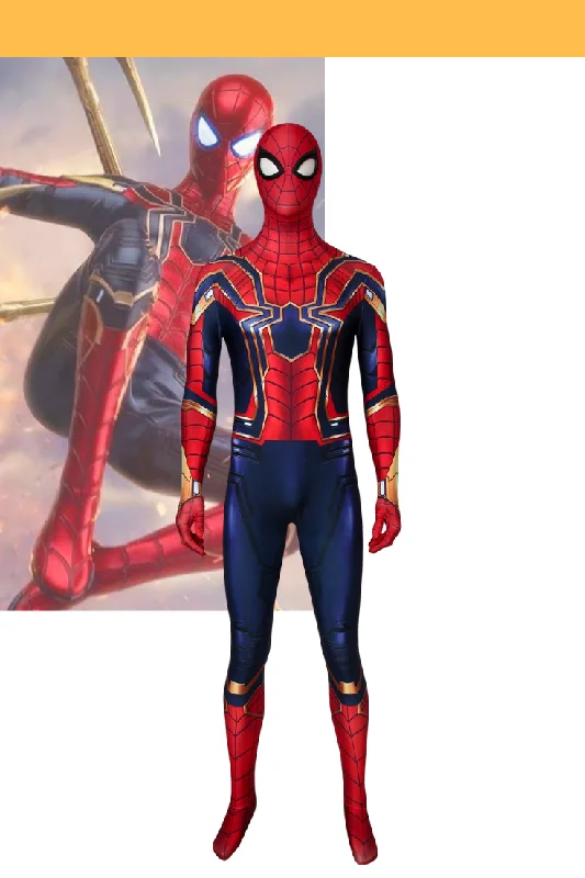 women cosplay costumes with hidden - pocketsIron Spiderman Infinity War Digital Printed Cosplay Costume