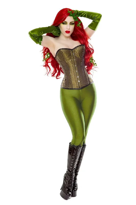 high - waisted women bustiers and corsetsSteampunk Ivy Corset & Boots