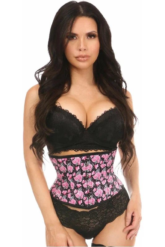 boned women bustiers and corsets structureLavish Floral Print Mini Cincher