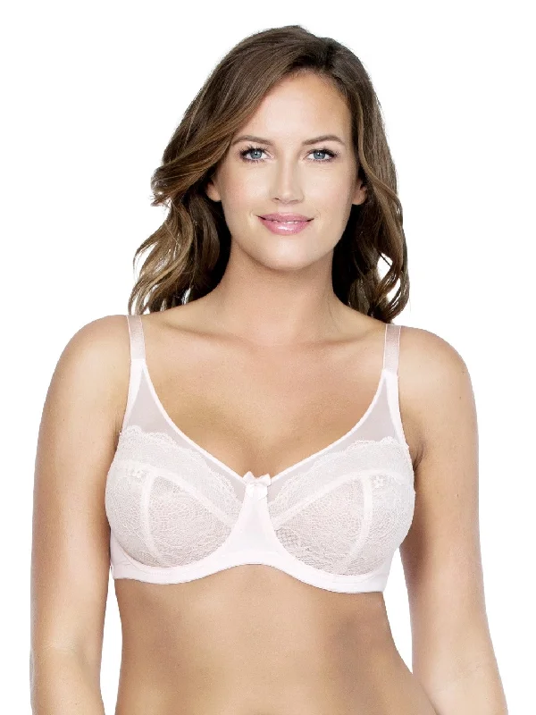 plus size nursing bras for breastfeeding momsCarole Unlined Wire Bra - Desert Flower - 3102