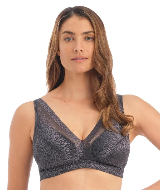 sleep bras for all night comfortFantasie Envisage Wire-Free Bralette - Slate