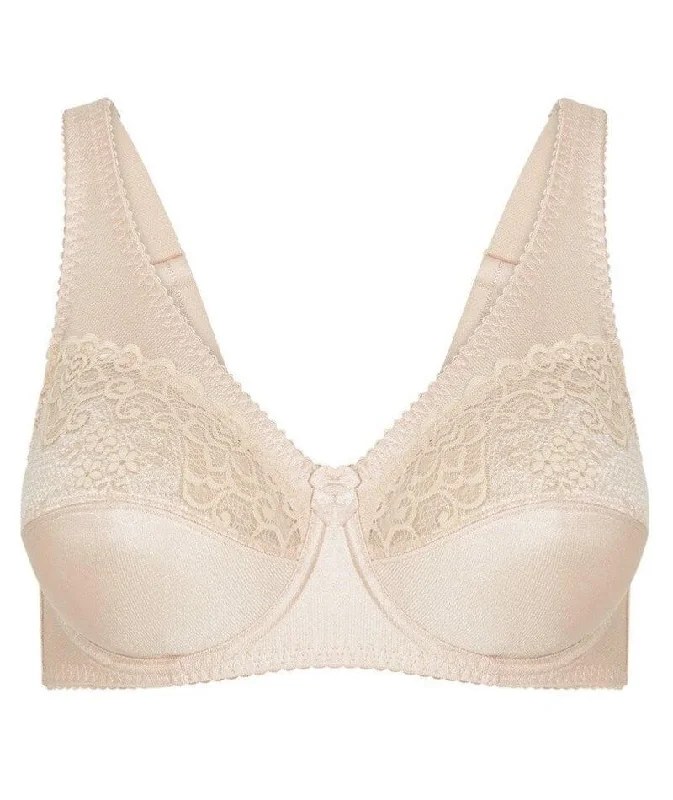 supportive underwire bras for large bustsFayreform Clarissa Underwire Bra - Rose Dust