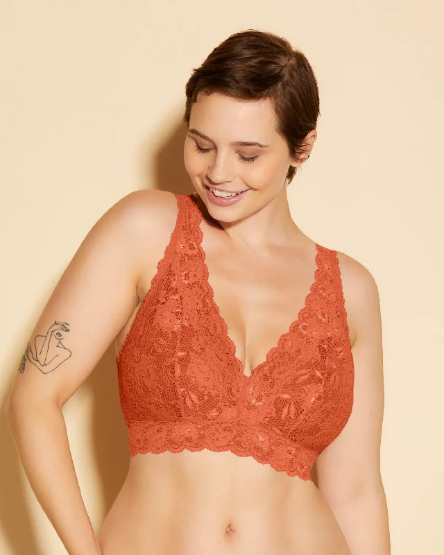 balconette push up bras for a lifted lookSuper Curvy Plungie Longline Bralette