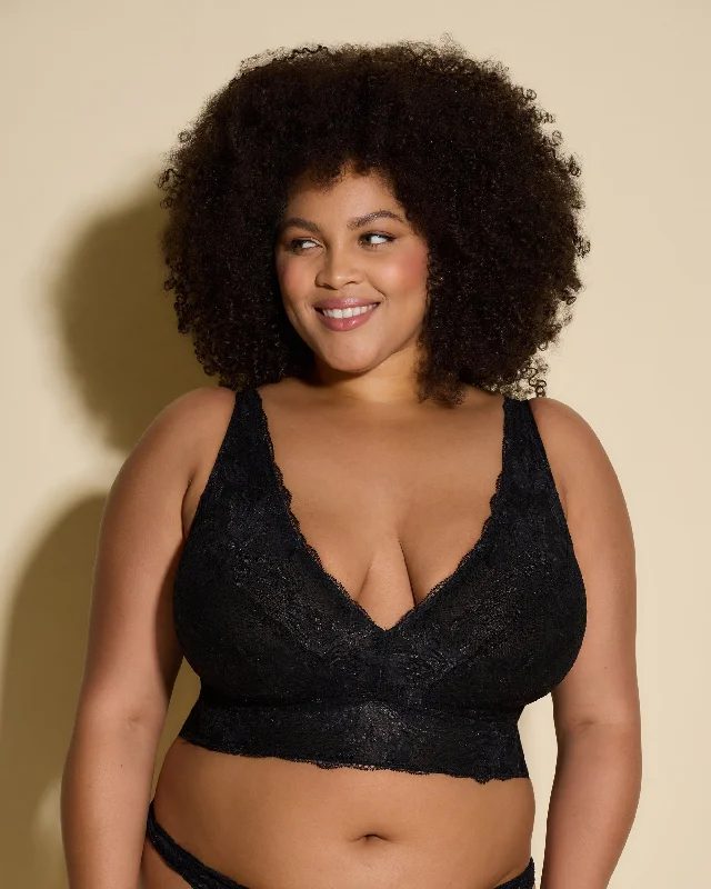 plus size convertible bras for flexibilityUltra Curvy Longline Bralette