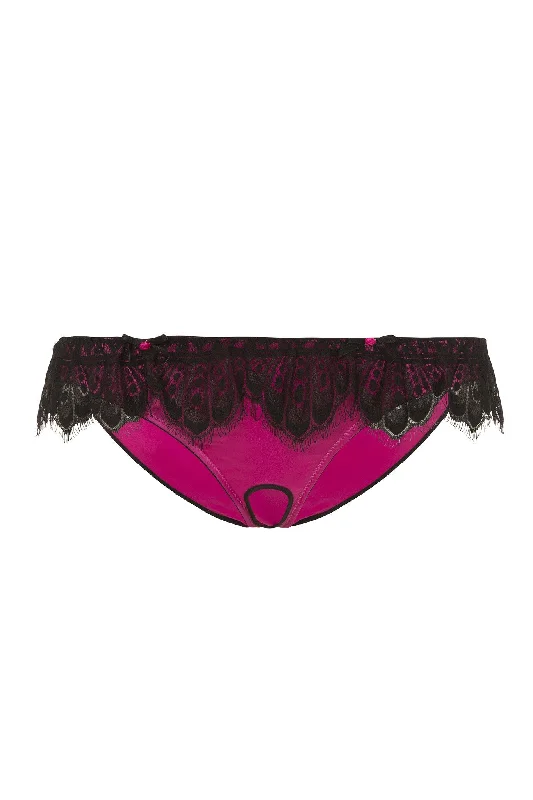 minimizer bras to reduce bust sizeRosie Black/Fuchsia Ouvert Brief