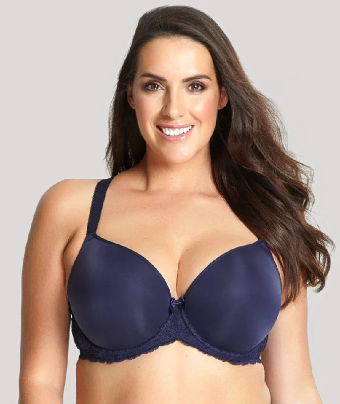 seamless wireless bras for everyday comfortSculptresse Sasha Plunge Moulded Underwired Bra - Ink