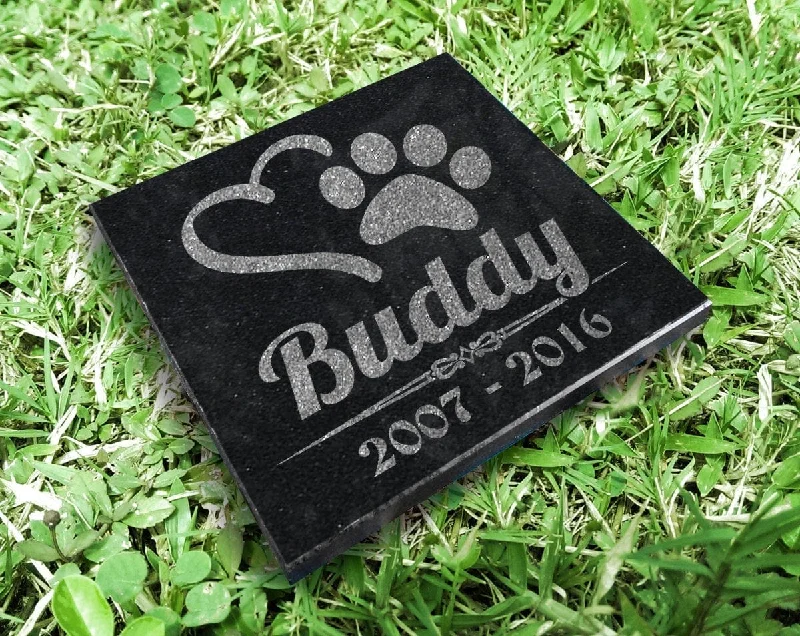 Red stockings for a bold and passionate statementDog or Cat Paw Print Heart Design | Grave Marker