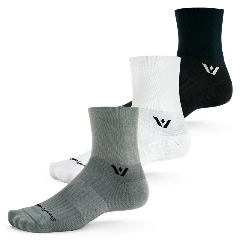 Women's nylon - reinforced socks for durabilityAspire Quarter Crew High Multi-Packs