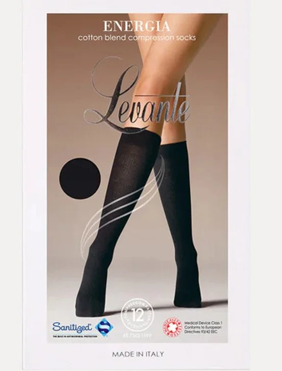 Women's thigh - high socks in a fishnet patternLevante Therapeutix Compression Sock