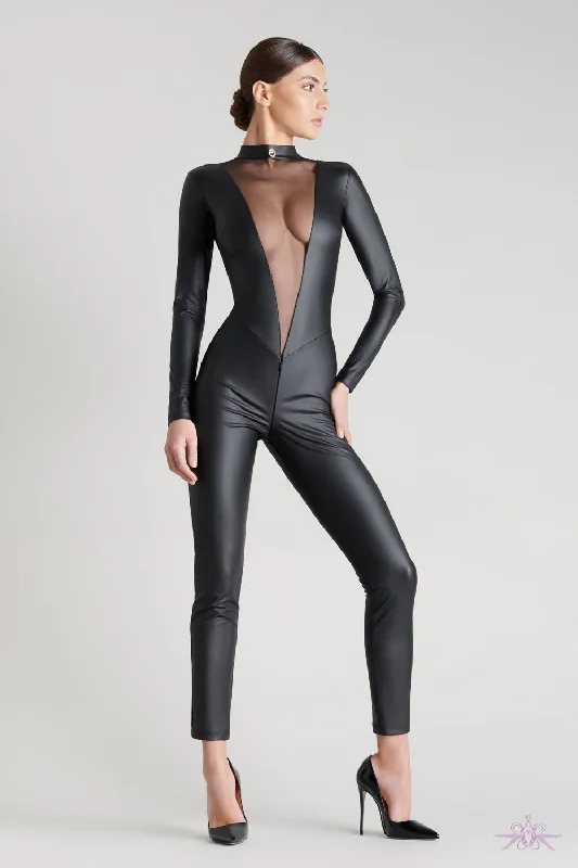 Spandex - infused stockings for stretchMaison Close Chambre Noire Catsuit