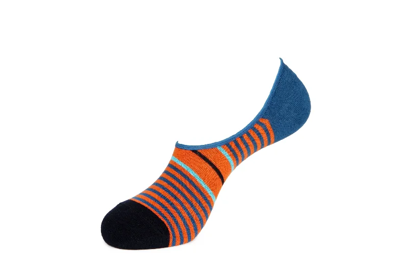 Women's non - slip socks for safetyWedding Stripe - No Show