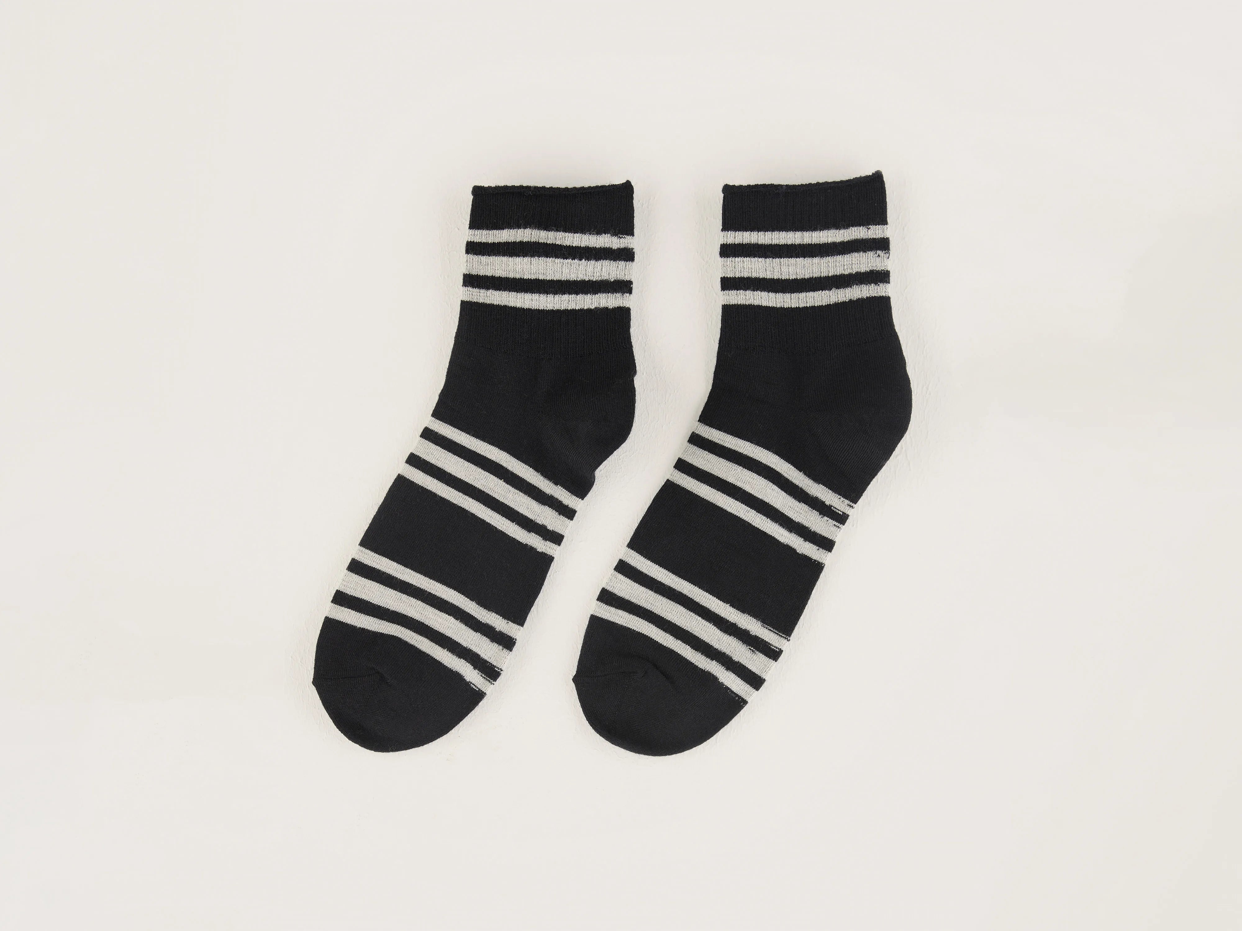 Women's sheer over - the - knee socks for a sexy appealBitia ankle socks (242 / W / STRIPE B)