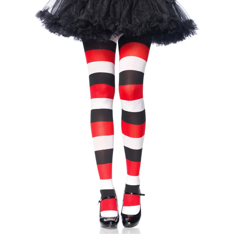 women tights with a control top for shapingDarling Doll Opaque Striped Tights